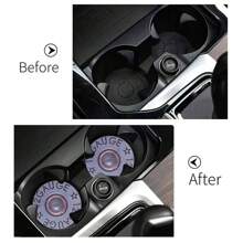 2 pièces/4 pièces Dessous de verre absorbant pour porte-gobelets de voiture - motif à base de balle - protège l'intérieur de votre voiture - idéal pour les hommes et les femmes - à utiliser dans la voiture, le véhicule, la maison et le bureau