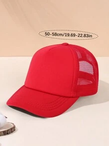 2pcs/1pc Multiple Colors Casual Game Console Stitching Mesh Baseball Cap, Sun Protection Comfortable Breathable Cap For Summer Holiday Outdoor Traveling Boys And Girls Accessories
