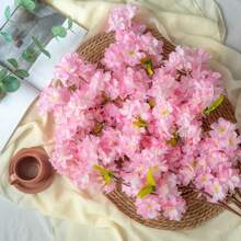 1/4 chiếc hoa giả cành hoa anh đào 40 inch hoa anh đào lụa giả sắp xếp cho tiệc cưới tại nhà cảnh quan trang trí tự làm trang trí cây hoa anh đào lụa - Nhiều màu - Xem 10