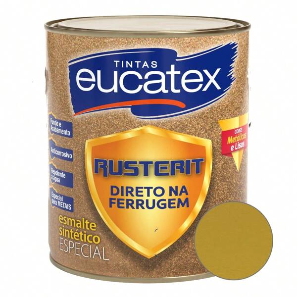Tinta Direto na Ferrugem Rusterit – Brilho, Resistência e Longa Duração 900ml