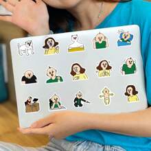 73pcs Funny Sticker Set, Cartoon Cute Graffiti Waterproof Vinyl Stickers, Suitable For Water Bottles, Laptops, Phones, Skateboards, Guitars, Luggage, Scrapbooks, Helmets, Party Decorations And Gifts
