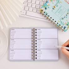 65 Sheets A6 Floral Password Keeper Book With Alphabetical Tap Stickers Hardcover Password Logbook For Internet Website Address Login Secure Password Organizer Journal For School Home Office,School Supplies,Back To School