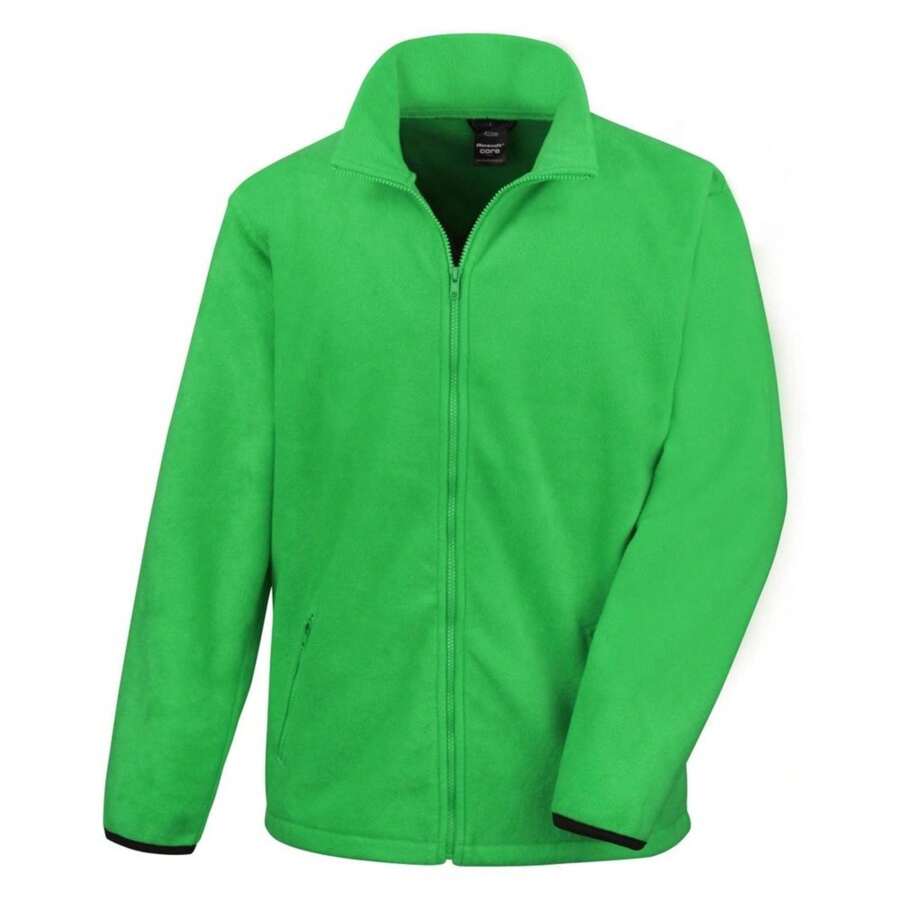 Result Mens Core Fashion Fit Outdoor Fleece Jacket (Vivid Green) - 100% Polyester - Green - View 1