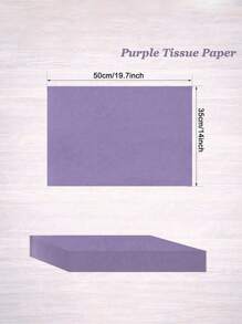 50pcs/10pcs-Purple Tissue Paper Bulk Sets, Festive Craft Paper, DIY Gift Wrapping Supplies, Birthday Wedding Party Decorations Festival Holidays,Mother's Day Bouquet Packaging,Easter, Graduation, Thanksgiving Day, Halloween, Christmas, Autumn Fall Gifts, Decorations