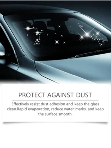 1pc Car Windshield Cleaner, Windshield Renovation Decontamination Cleaning Oil Film Cleaner(Random Delivery Of New And Old Packaging) - Red - View 7