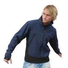 Result Mens Activity Soft S Jacket (Navy/Black) - Navy Blue - View 2