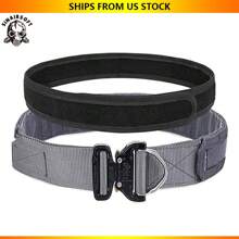 SINAIRSOFT EMERSONGEAR Tactical Rigger's Belt With Cobra Buckle,Quick Release MOLLE Riggers Belt,1.75" Inner 2" Outer Heavy Duty Belt