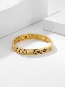 1Pc Personalized Customized Text Necklace And Bracelet, A Set Of Jewelry With Names, Dates And Anniversaries. It Is Stylish And Individual, Simple And Elegant. It Can Be Used As An Anniversary Gift, A Holiday Gift Or A Birthday Gift, And Is A Gift For Family, Friends And Loved Ones. It Is Especially Suitable For Birthdays, Anniversaries And Valentine'S Day.