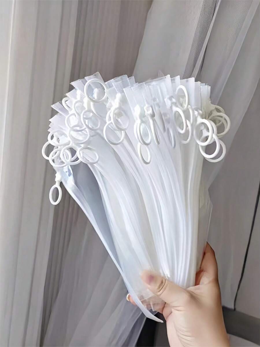 10pcs/20PCS/30PCS/40PCS/50pcs/100PC便携式磨砂防水抽绳收纳袋,简洁实用,适用于玩具和面膜包装袋 - 無色 - 查看 1