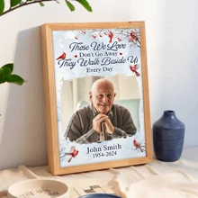 Those We Love Don't Go Away - Customized Personalized Canvas - Memorial Gift For Loss Gifts Birthday Graduation - As Shown - View 6