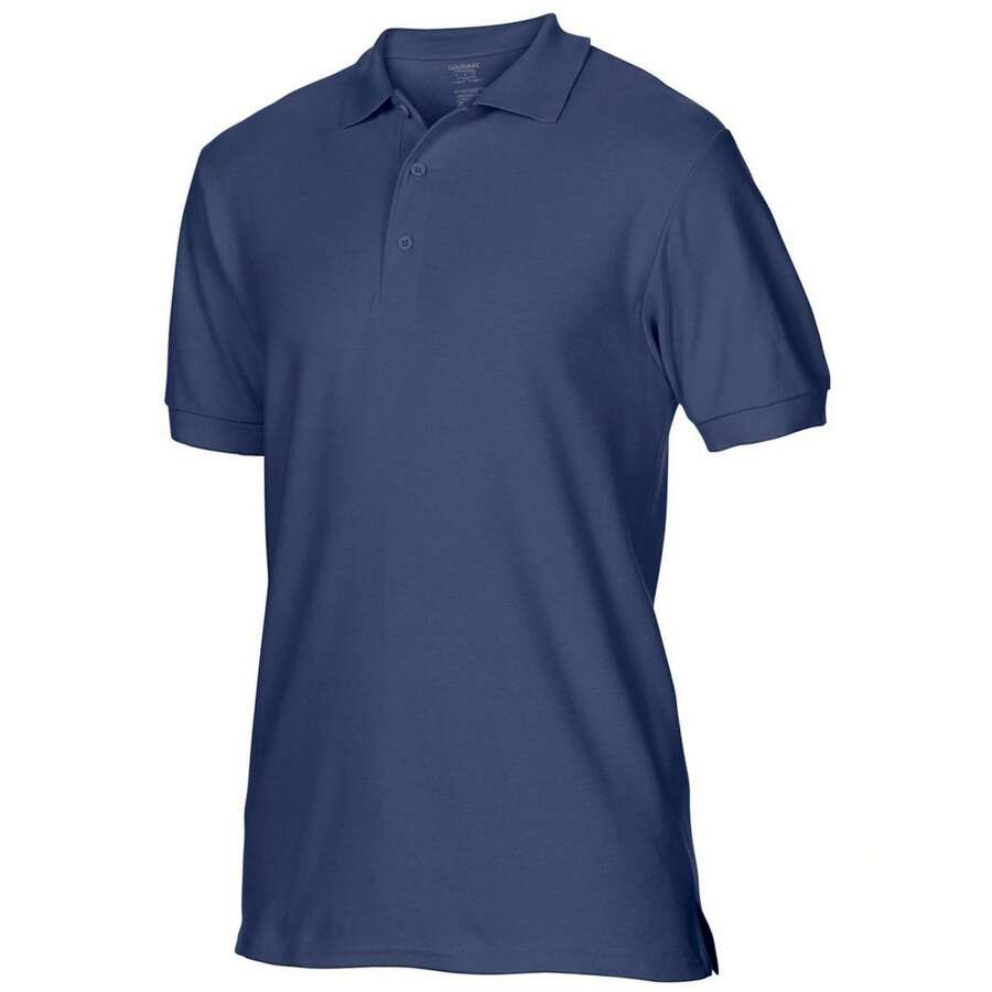 Gildan Mens Hammer Piqué Polo Shirt (Navy) - 223gsm 100% Combed Ringspun Cotton - 藏蓝色 - 查看 1