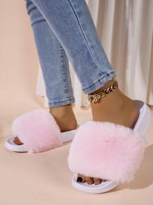 Nuevas zapatillas de moda para mujeres, estilo hada, informales, antideslizantes, antiolor, ligeras, de peluche, para usar en casa y en fiestas, aptas para todas las estaciones