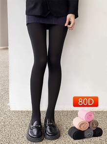 1 Paar Damen blickdichte Strumpfhose, hochelastische Leggings Tights zum Tragen im Frühling/Herbst