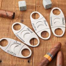 Couteau à cigare personnalisé, étui de voyage pour cigare , cadeau de la fête des pères, cadeau pour garçon d'honneur, meilleur homme, accessoires de mariage