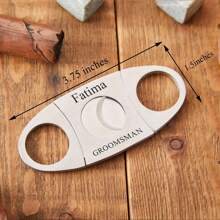 Couteau à cigare personnalisé, étui de voyage pour cigare , cadeau de la fête des pères, cadeau pour garçon d'honneur, meilleur homme, accessoires de mariage