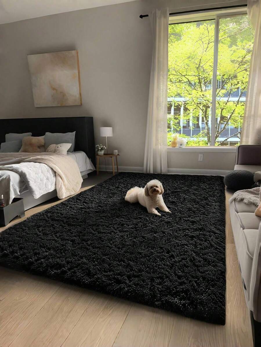 Super Soft Fluffy Shag Carpet, Shag Carpet, 200X300 Cm Large Living Room Carpet, Available In Multiple Sizes And Colors, Fluffy Carpet, Black, Smoke Grey, Green, Pink, Red, Beige Plush Carpet, Living Room, Bedroom Non-Slip Indoor Rugs, Nursery, Bathroom, Study, Dressing Room, Office, Home Decoration Home Decor Floor Mats Carpets,Women Valentine Gift Birthday Boyfriend Girlfriend Home Bathroom Decor Outdoor Rug Door Mat Fall Decor Bathroom Accessories Back To School Entryway Decor