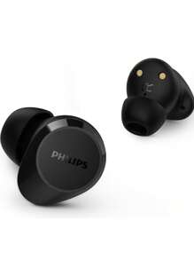 PHILIPS Black Bluetooth Headphones Gym Buds Tat1209 Earbuds Wireless Headphones Noise Cancelling Wireless Headphones With Water Resistant Case Sports Headphones Home Office Headphones - 黑色 - 查看 8