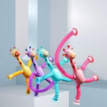 [2-4pcs] Upgraded Wider Thicker Suction Cup Stretch Banana Man Toy, Versatile Extendable Decompression Toy, Multi-Color Pendant - Set Of 4 - View 13