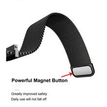 Milanese Loop Strap Compatible With Samsung Galaxy Watch 7 6 5 4 44mm 40mm Magnetic Metal Band 22mm 20mm Bracelet Galaxy Watch 4/6 Classic