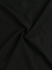 Bata de hombre de manga larga con cuello mao y unicolor