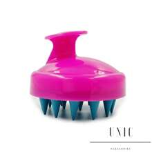 Anti-Hair Loss Silicone Hair Massage Brush - 藍色 - 查看 2