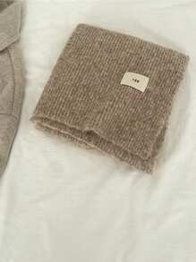 Women Knitted Scarf, Soft & Cozy Knitted Thick Warm Scarf, Suitable For Winter, For Students