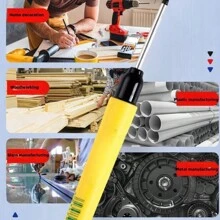 3 piezas Marcador permanente de 33mm, recargable, apto para obras de construcción, carpintería, marcado de vidrio, a prueba de agua, a prueba de manchas, Navidad, colores y estilos aleatorios (negro por defecto)