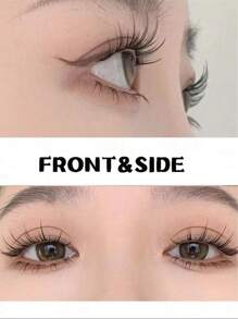 5 Pairs Bottom Eyelashes Lower False Lashes Transparent Stem Natural Look Manga Eyelashes Japanese Makeup Anime False Eyelashes Makeup Tool