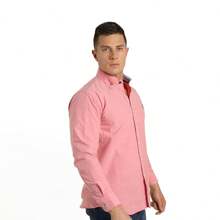 Plain Shirt For Men - Muletta - Coral Pink - View 2