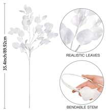 1 Stück / 3 Stücke künstliche Eukalyptus Blätter, simulierte Grünpflanzen für DIY Blumenwand, Szenengestaltung, Wohnzimmer und Schlafzimmer Vase Blumenarrangements, Hochzeit, Party Dekoration, Schreibtisch Füllmaterial. Herbst und Frühling Blatt Ernte, Raumdekoration, Heimdekoration, Küchendekoration, Hochzeitsdekoration, Tischdekoration, Tischaufsätze, Bürodekoration, Gartendekoration, Outdoor Deko Geschenke Geburtstag Abschluss