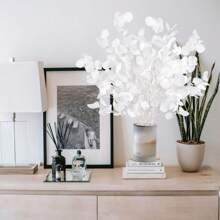 1 Stück / 3 Stücke künstliche Eukalyptus Blätter, simulierte Grünpflanzen für DIY Blumenwand, Szenengestaltung, Wohnzimmer und Schlafzimmer Vase Blumenarrangements, Hochzeit, Party Dekoration, Schreibtisch Füllmaterial. Herbst und Frühling Blatt Ernte, Raumdekoration, Heimdekoration, Küchendekoration, Hochzeitsdekoration, Tischdekoration, Tischaufsätze, Bürodekoration, Gartendekoration, Outdoor Deko Geschenke Geburtstag Abschluss