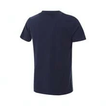 Mitchell & Ness 2024 Los Angeles Clippers Lifestyle Short Sleeve T-Shirt, Knitted Collarless Short Tee MN24SSSXT004 (For Both Men & Women)