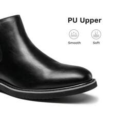 Bottes Chelsea pour hommes - Noir - Voir 5