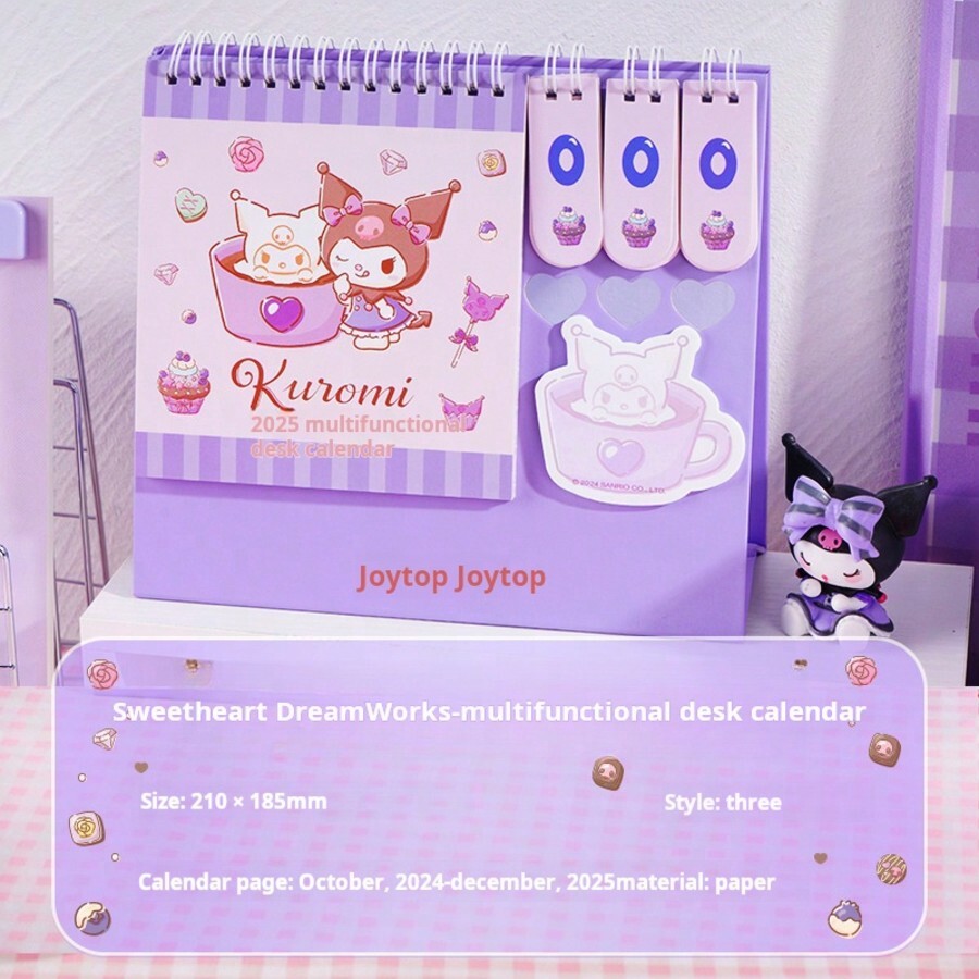 Sanrio Back To School Season Genuine Sanrio New Taiwan Calendar 2025