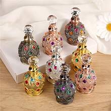 Chai đựng tinh dầu nước hoa 15ML dạng rỗng, chai đựng trang trí, chai đựng nước hoa thủy tinh cao cấp, chai đựng tinh dầu riêng, chai đựng du lịch Dubai Arab, chai đựng mỹ phẩm - Nhiều màu - Xem 11
