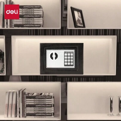  Deli Electronic Deluxe Digital Security Safe Box Key Keypad Lock Home Office Hotel Business Jewelry Gun Cash Use Storage Money