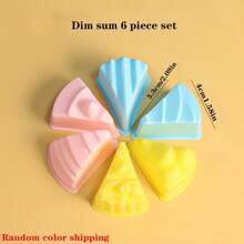 1-10pcs Colorful Plasticine Modeling Tools, Drawing Templates, Plasticine Accessory Gift Set