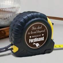 1 Peça Fita Métrica Personalizada para Pai, Texto Personalizado, Fita Métrica Bloqueável, Presente Criativo para o Dia dos Pais, Presente de Aniversário Personalizado para Pai, Presente de Aniversário para Marido, Presente do Dia dos Pais, Multifuncional, Ornamental, Anti-Mofo, Reutilizável, Alta Qualidade, Colorida, Moderna, Personalizada, Presente Único para Formatura