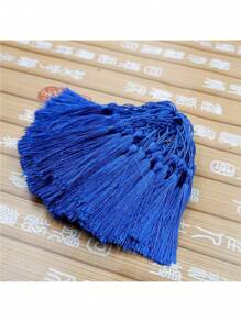 12pcs/100pcs Multi-Color Vertical Tassel Tassels Candy Box Pillow Small Tassel Bookmarks Fan Tassel Small Pendant Tassels Chinese Knot Tassel Bookmark Tassel Pendant Accessories
