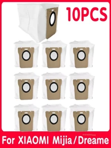 Bolsas de polvo para aspiradora robot Mijia Omni 1S 2, C102CN, B101CN, B116, X10+, X20+ S20+ Plus B108GL/ S10+ Plus B105 M30 D102 / X20 Pro D102GL / X20 Max D109GL M30S D103CN M40 D110CN Dreame Bot S10 S20 Pro, X10 L10s Ultra / S10 Pro L20 Ultra X20 Pro X20 Pro Plus