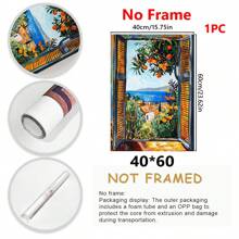 1PC, Tranh treo bằng vải bạt, Tranh trang trí có khung, Tranh in Henri Matisse trên cửa sổ mở, Tranh trường phái Dã thú theo phong cách Henri Matisse, Tranh in triển lãm hiện đại, Địa Trung Hải, Cây cam, Phong cảnh ven biển, Tranh treo trang trí phong cảnh cửa sổ, Tác phẩm nghệ thuật trang trí tường nhà - Nhiều màu - Xem 17