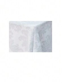 TOALHA DE MESA QUADRADA EM TECIDO GROSSO JACQUARD TEXTURIZADO 1,40M X 1,40M NA COR BRANCA - Branco - Visão 4