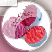 Anti-Hair Loss Silicone Hair Massage Brush - 粉色 - 查看 6