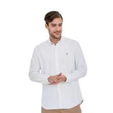 Plain Shirt For Men - Muletta - White - View 1
