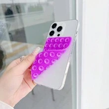 1 Pack 40pcs Double-Sided Silicone Suction Cups, Powerful Adsorption Hands-Free Phone Holder, Essential For Phone Filming