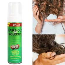 100/207ML Olive Oil Enriched Hair Hold Mousse - Long-Lasting, Anti-Frizz, Moisturizing Formula For Normal Hair - Perfect For Curly Hair Styling And Humidity Control