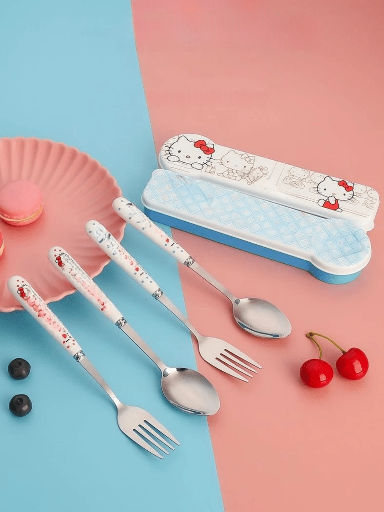 set di coltelli da cucina da 8 pezzi, lame in acciaio inossidabile, manico dal design confortevole
