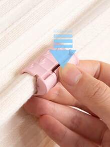 4 piezas Sujetador de sábana sin aguja, Sujeta sábanas para evitar deslizamientos, para ropa de cama - Multicolor - Ver 7