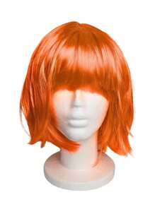 Channel Wig With Fringe Fantasy Carnival Various Colors - 橘色 - 查看 1