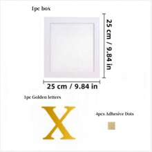 派对派对装饰气球盒，带有 4 个字母的积木，适用于生日背景装饰、婚礼装饰、新娘送礼会、性别揭晓派对装饰、一岁生日装饰 - 白色 - 查看 18